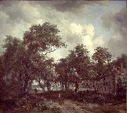 Meindert Hobbema Hut among Trees France oil painting artist